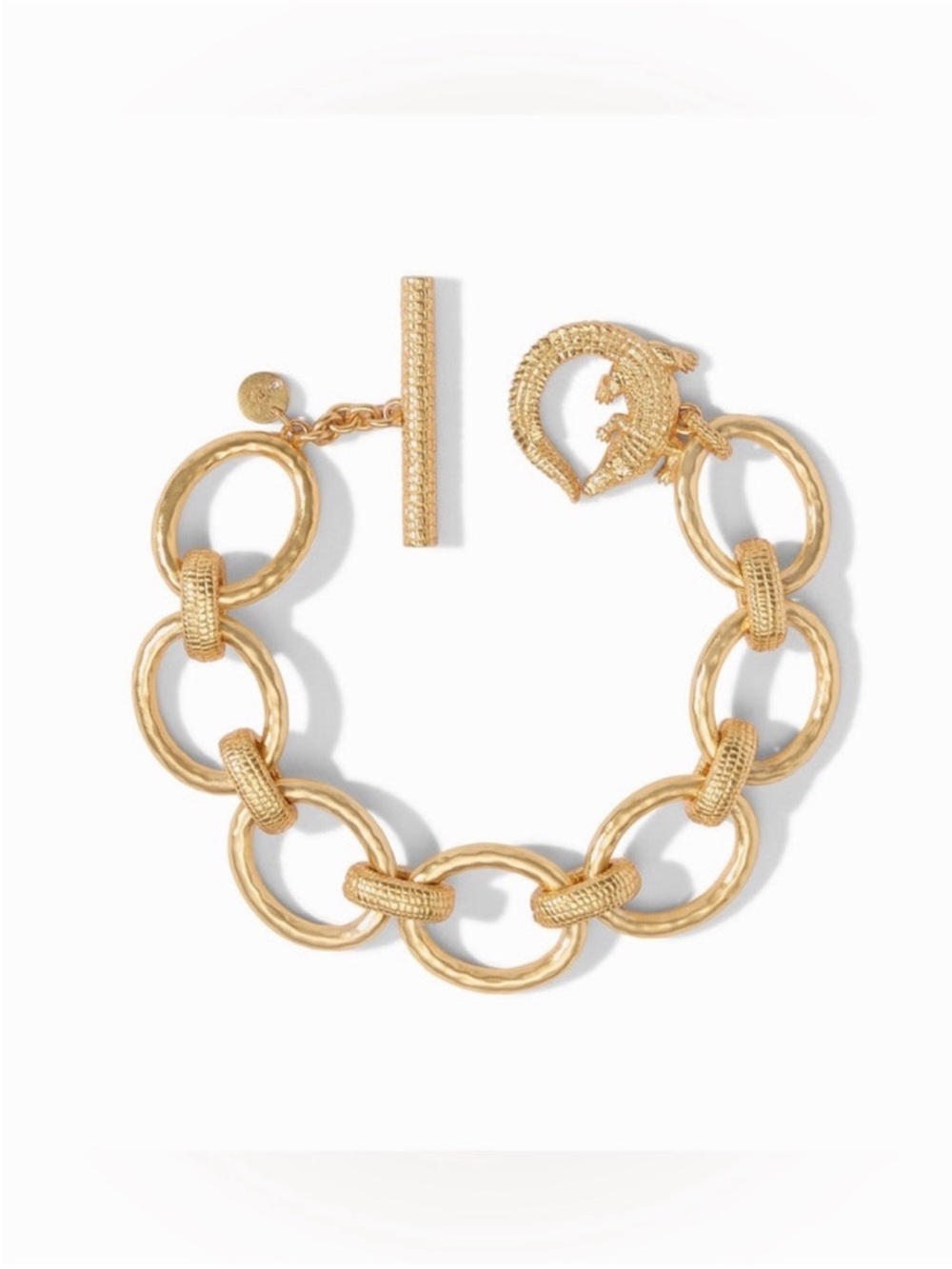 NWOT Julie Vos Alligator Link Bracelet